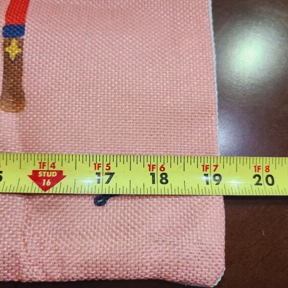 Nutcracker Christmas Pillow Cover Pink Decorative Case Accent Xmas Holiday Decor - Picture 15 of 16